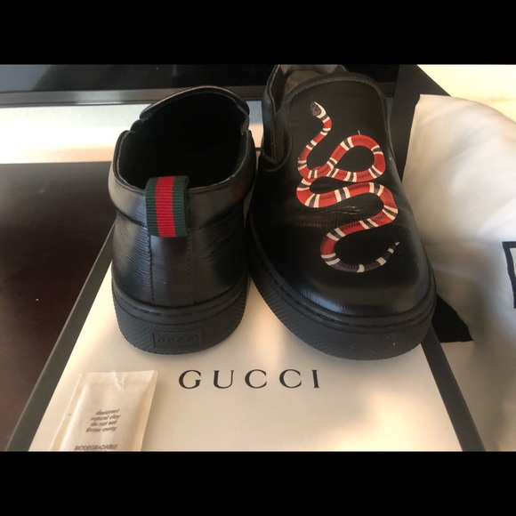 Gucci snakes leather dress shoes US Size 10.5 men - Picture 4 of 7